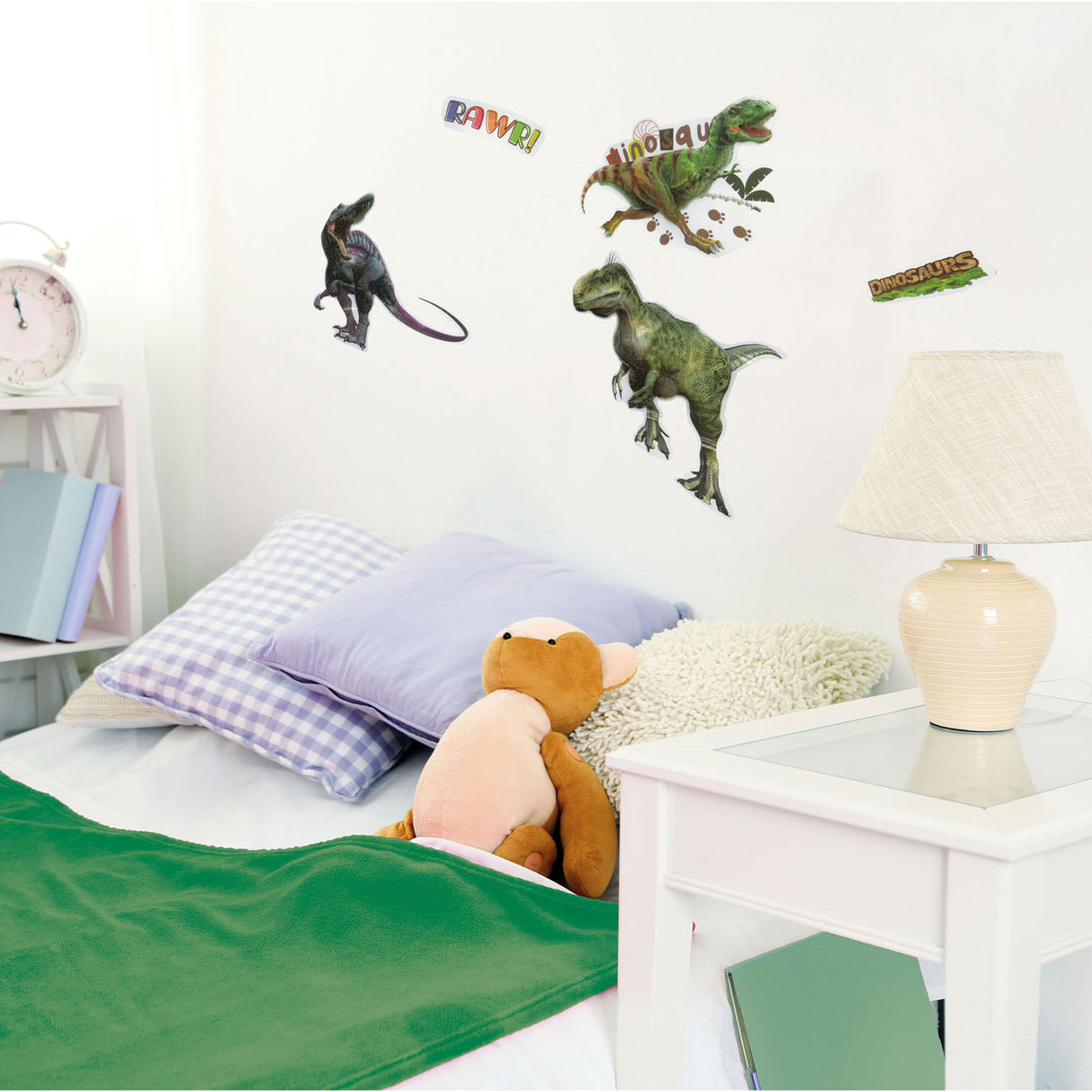 Toi-toys wall déco autocollants dinosaurus