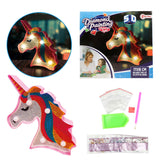 Diamond Molerei Lamping Unicorn