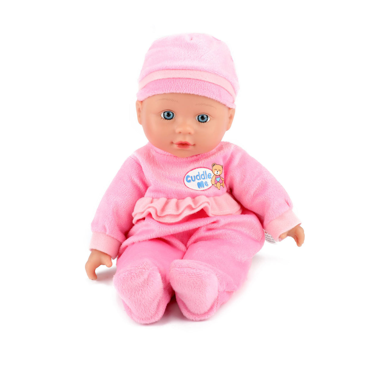 Beau Baby Babypop met Flesje, 30cm