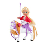 Lauren Lilly Tienerpoppen met Paarden, 12cm