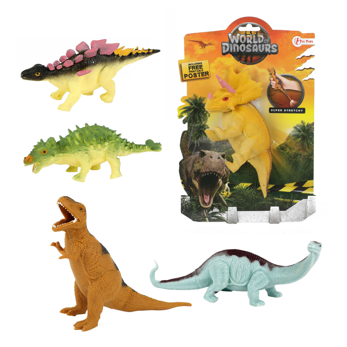 Toi-toys dinosaurus extensible