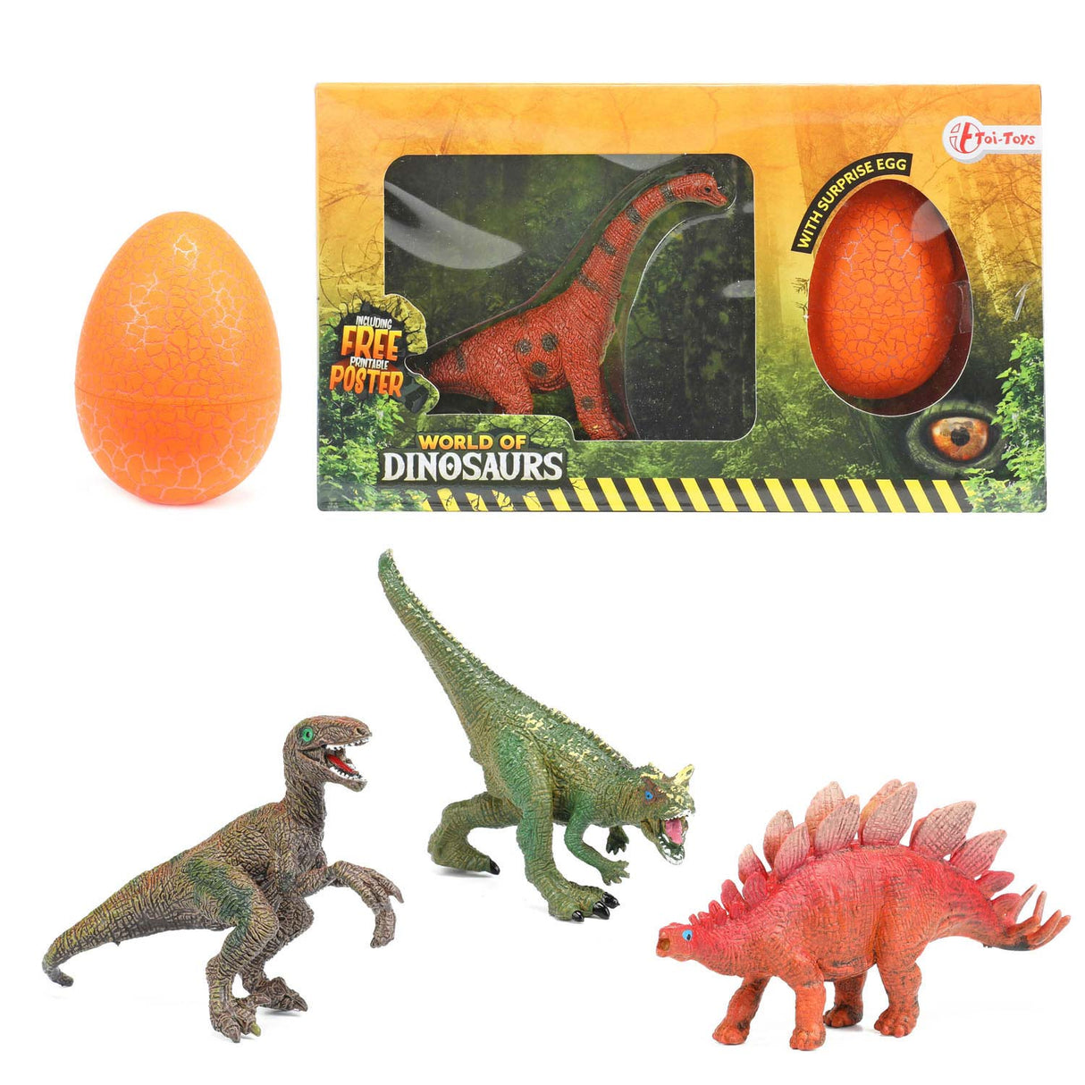 Toi-Toys World of Dinosaurus Dino with surprise egg