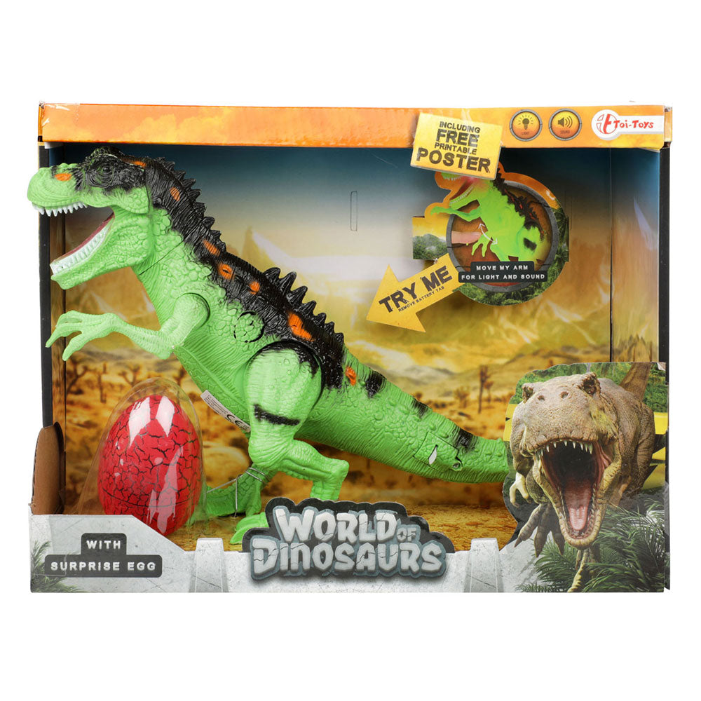 World of Dinosaurs World of Dinosaurs con suono e verde uovo