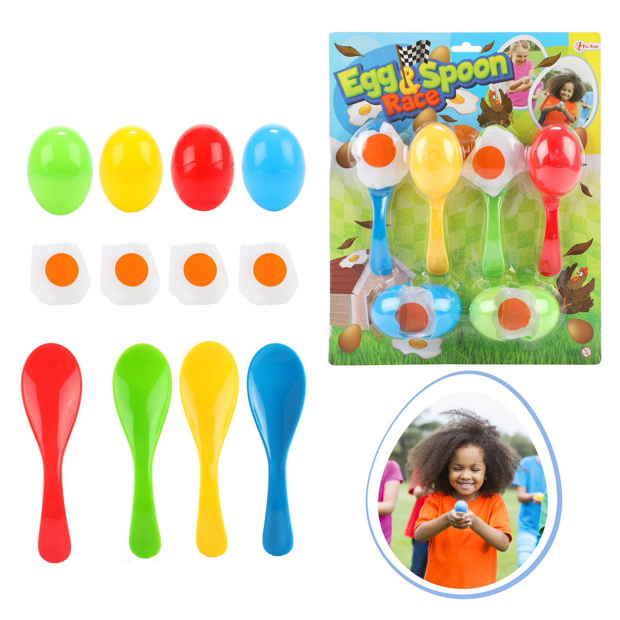 Toi-toys Estafette Game Eggs