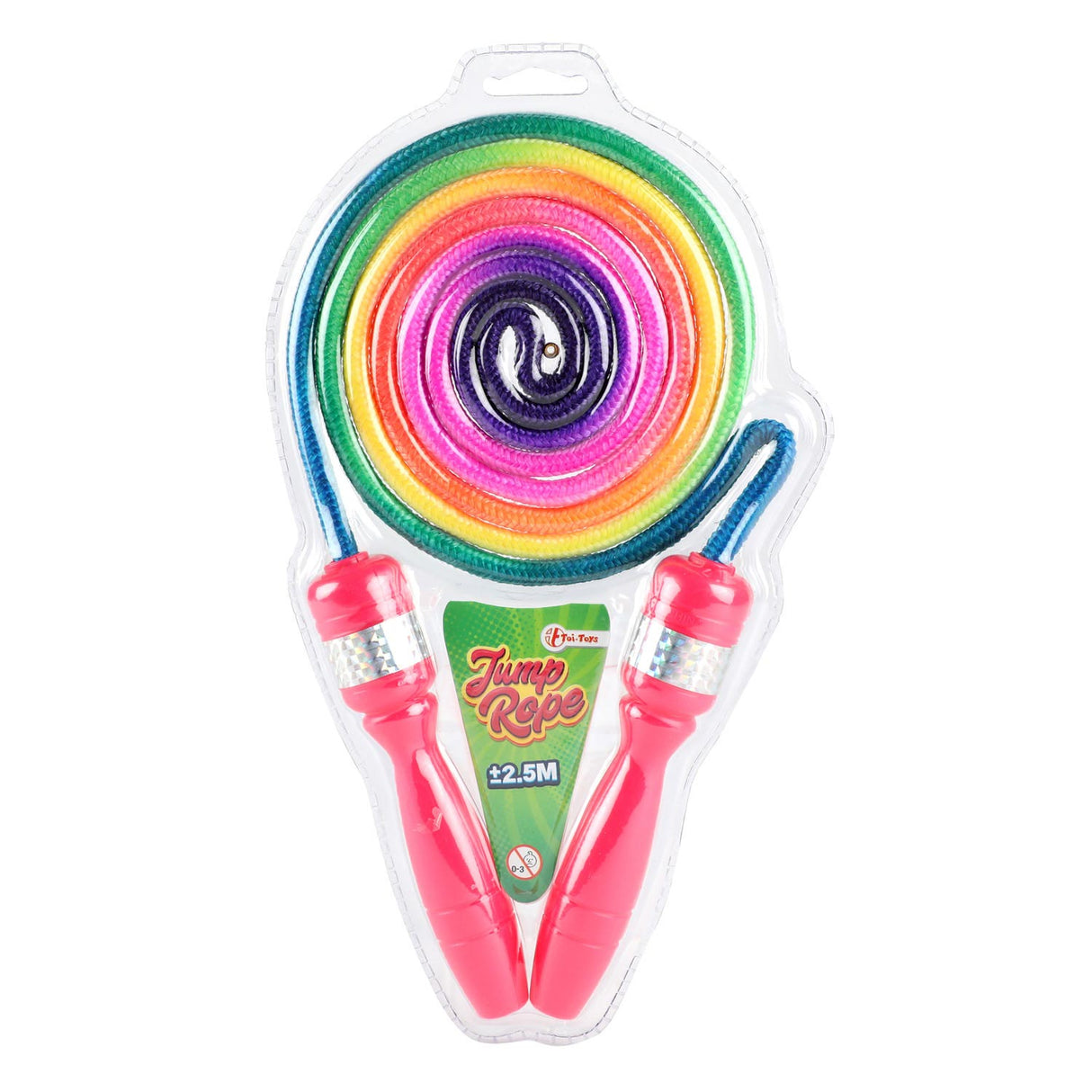 Toi-Toys jumping rope with rainbow colors