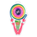 TOI-TOYS Jumping Seil mit Regenbogenfarben