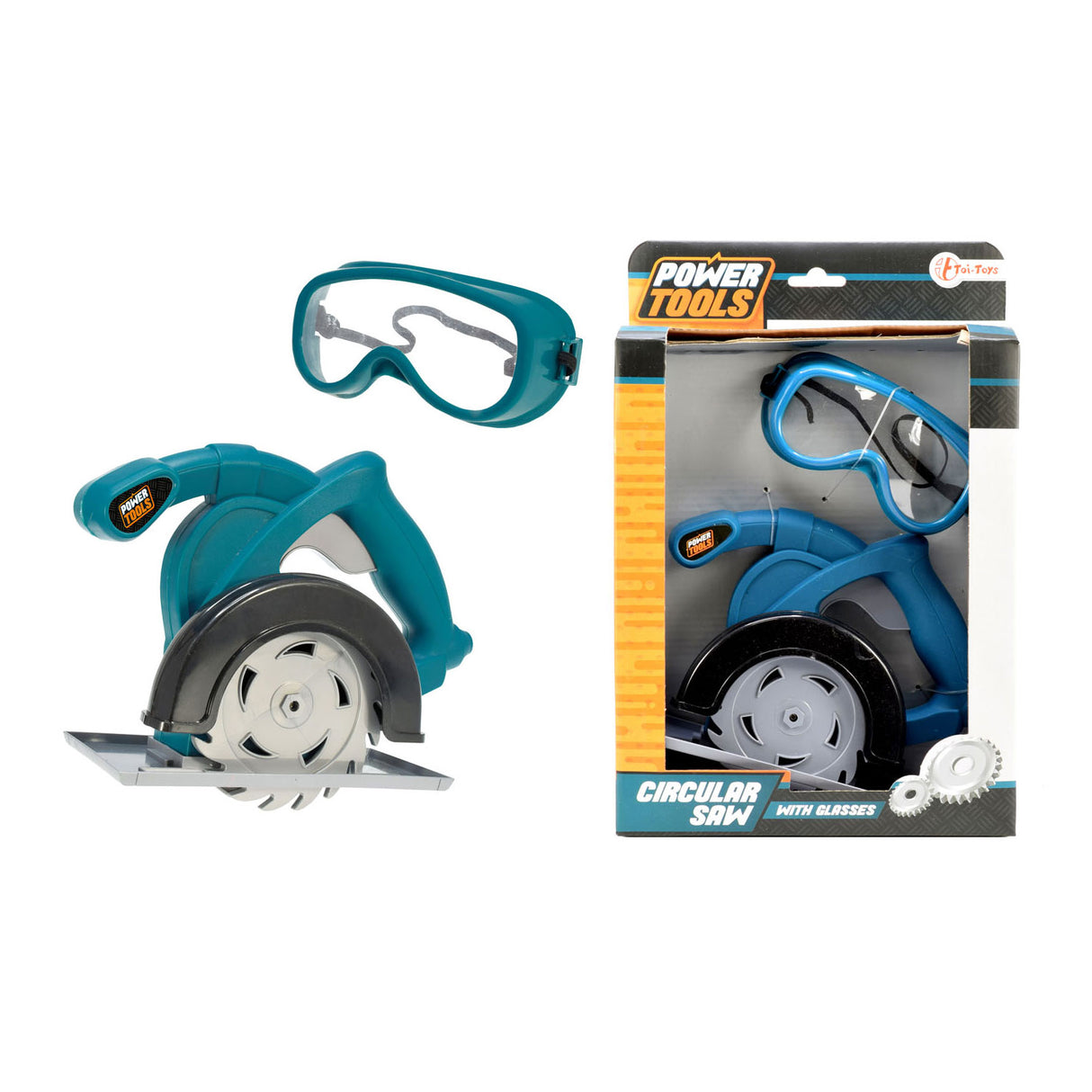 Jonotoys Toys Circular Saw and Safety Lunes