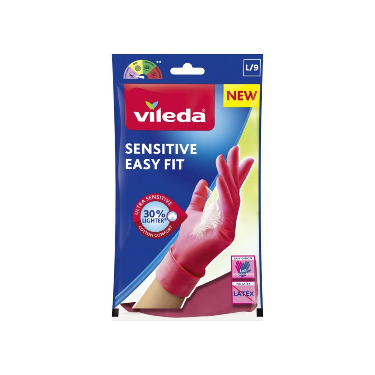 Vileda Sensitive Gloves L 1 Pair
