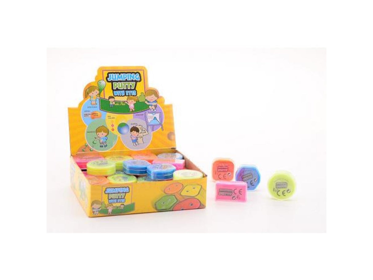 Johntoy bouncy putty with eyes