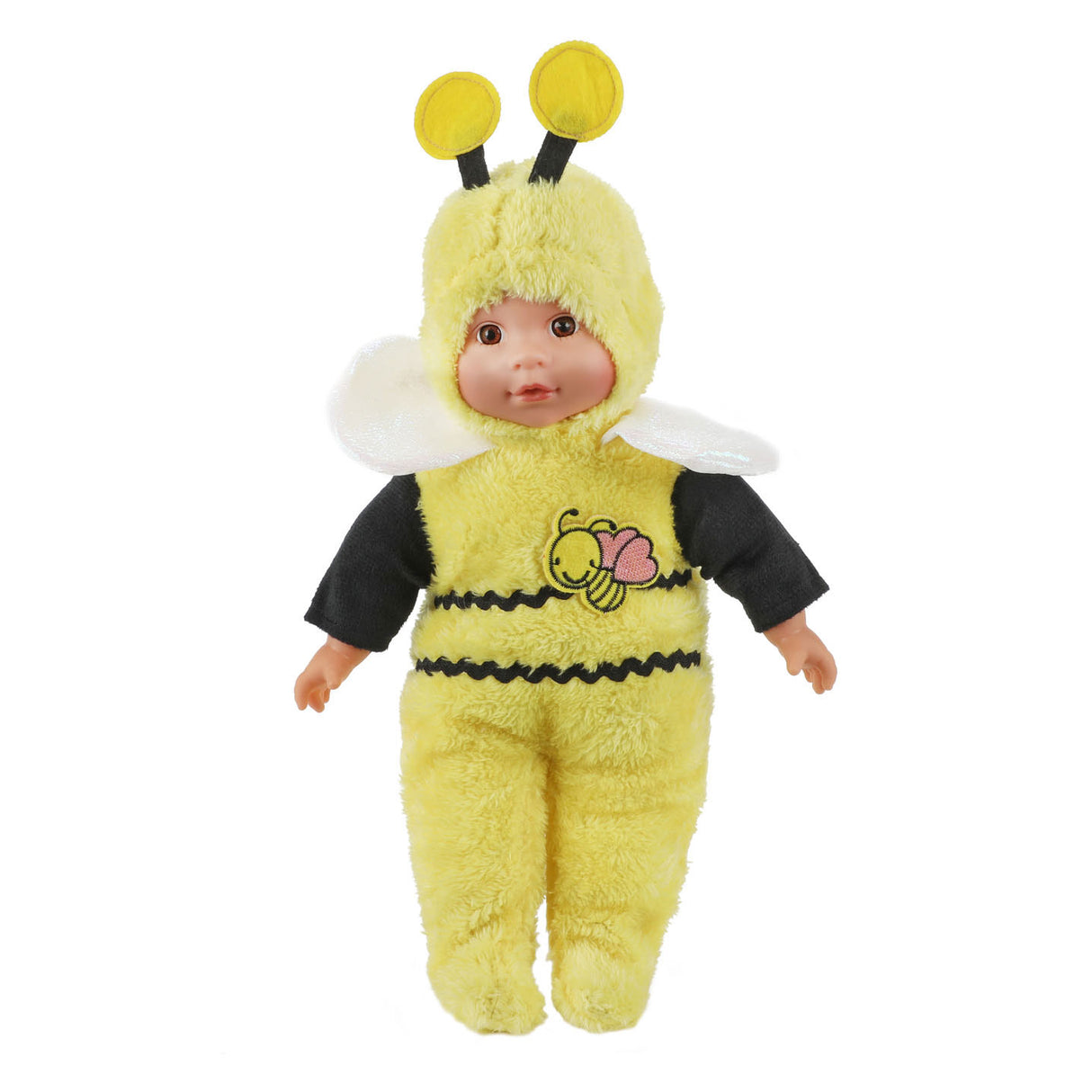 Baby Beau Babypop in animal suit at