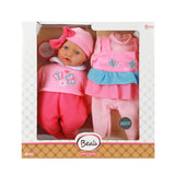 Beau baby baby pop con abbigliamento set regalo