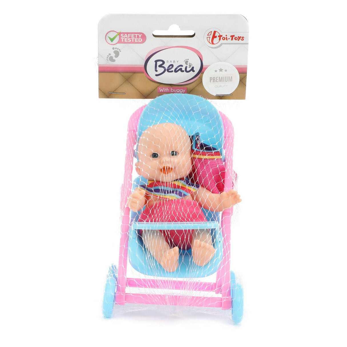 Baby Beau Mini Baby Pop Sitting, 12cm