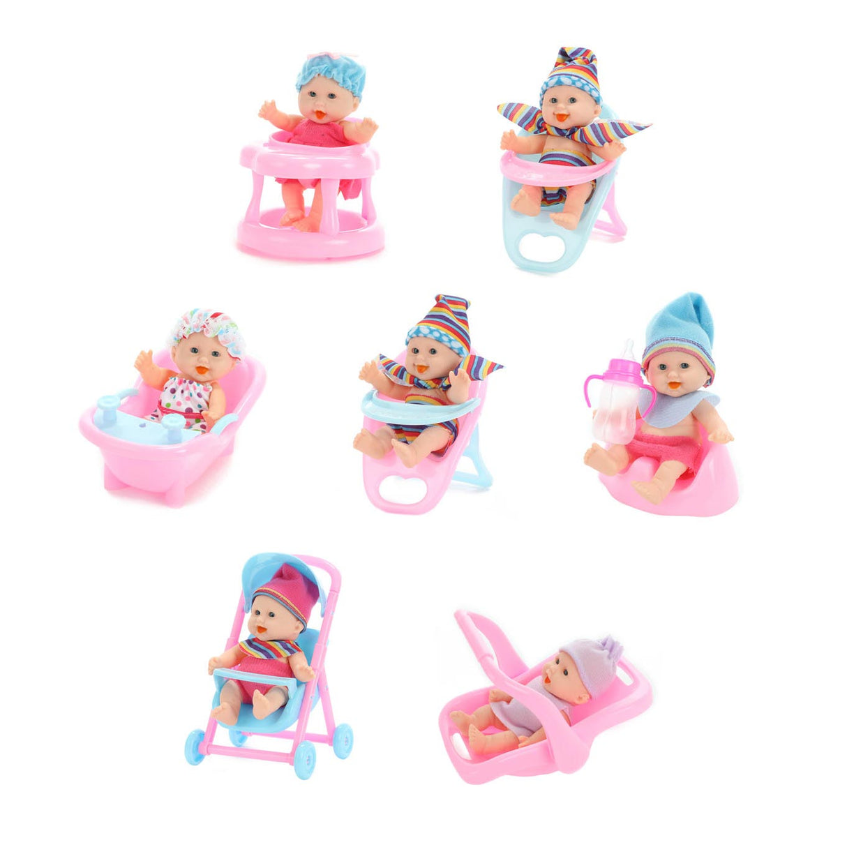 Baby Beau Mini Baby Pop sentado, 12 cm