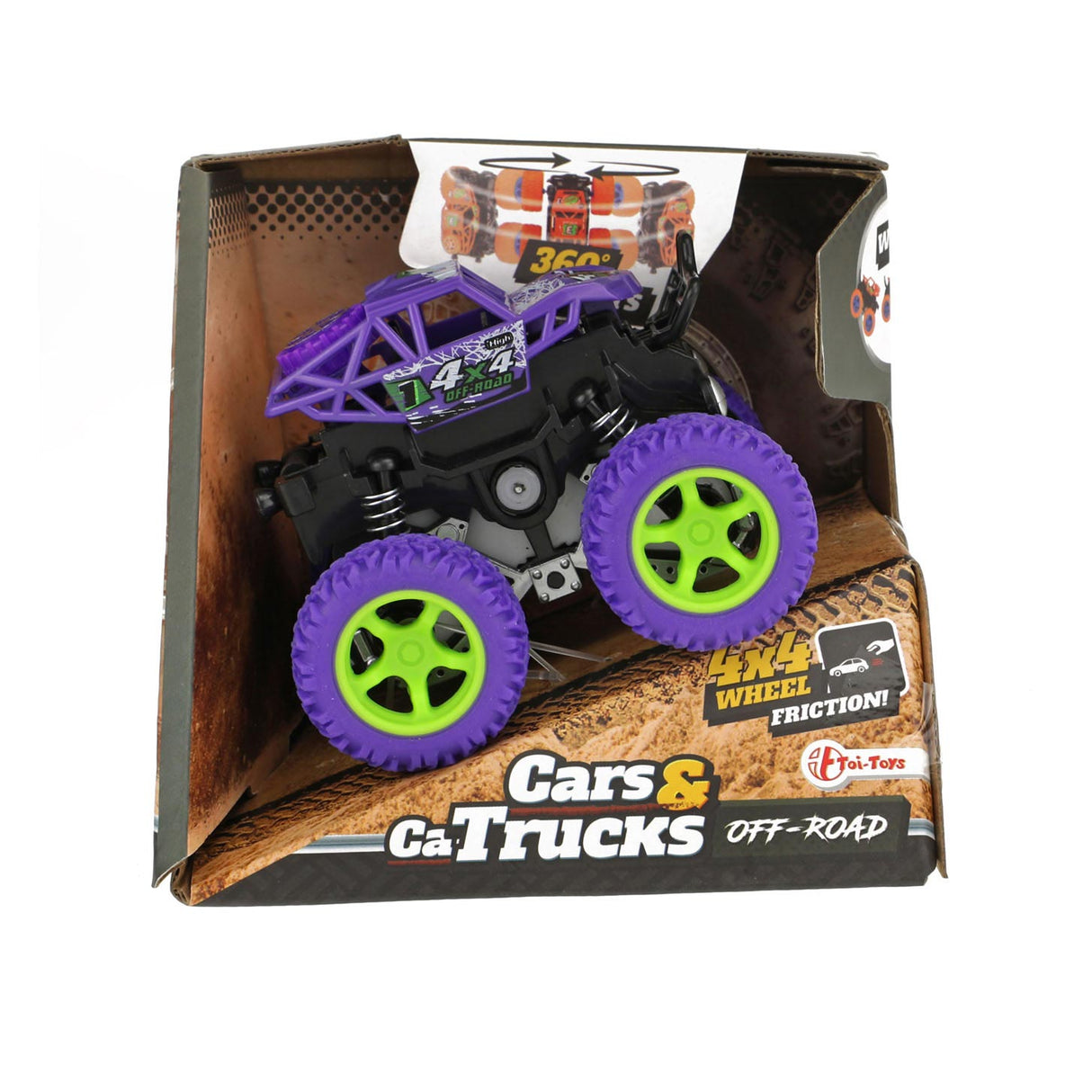 Friction Monster Truck Stunt 360