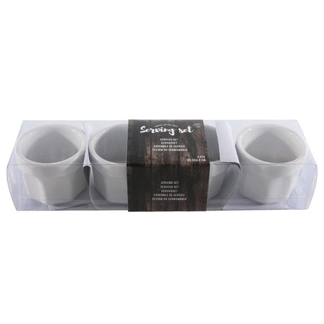 Set za serviranje Food for fun s 4 skledami ø5,5x4,6 cm
