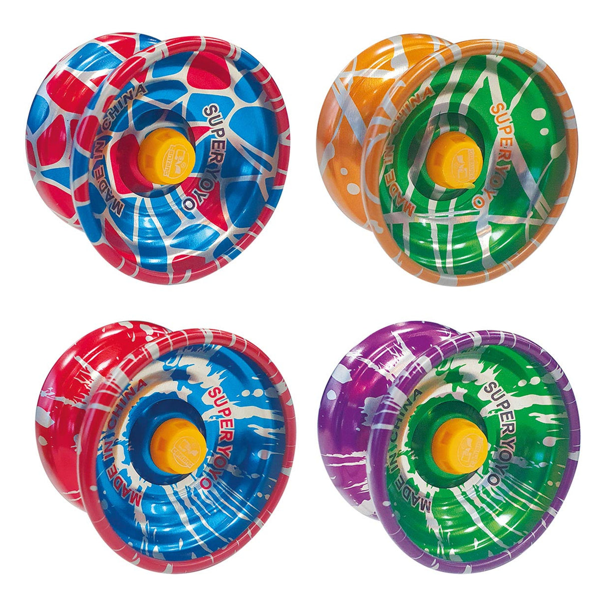 Toi-Spillsaachen Yo-Yo aus Metall Flammen
