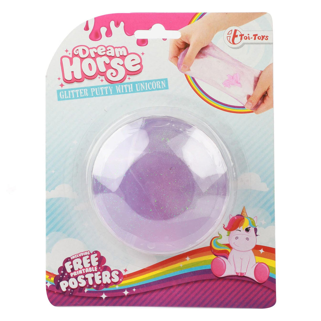 Dream Horse Glitterputty con unicornio