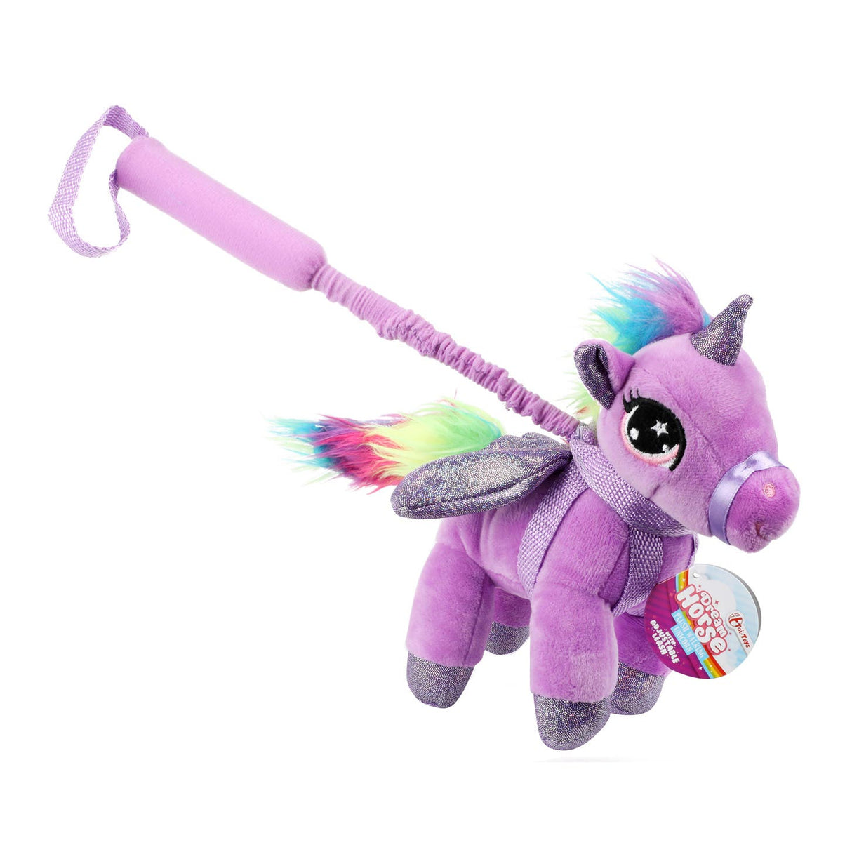 Toi-toys unicorn cuddly toy with walking stick assorted