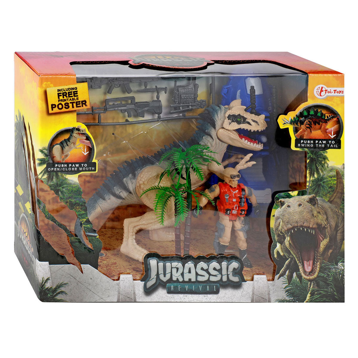 Welt vun Dinosaurier Ceratahaurus Play Set