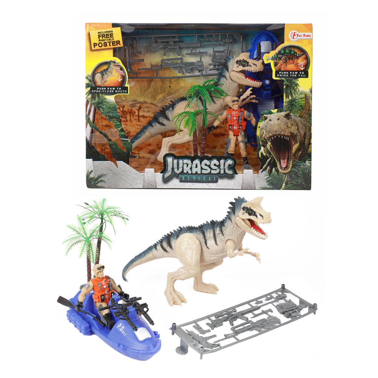 Welt vun Dinosaurier Ceratahaurus Play Set