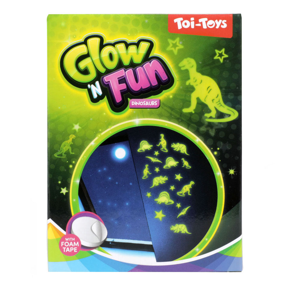 Toi-Toys Glow N Fun Glow in the Dark Dino's