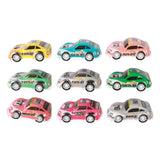 Turbo Racers Mini Rallye Pull-Back Cars, 9st.