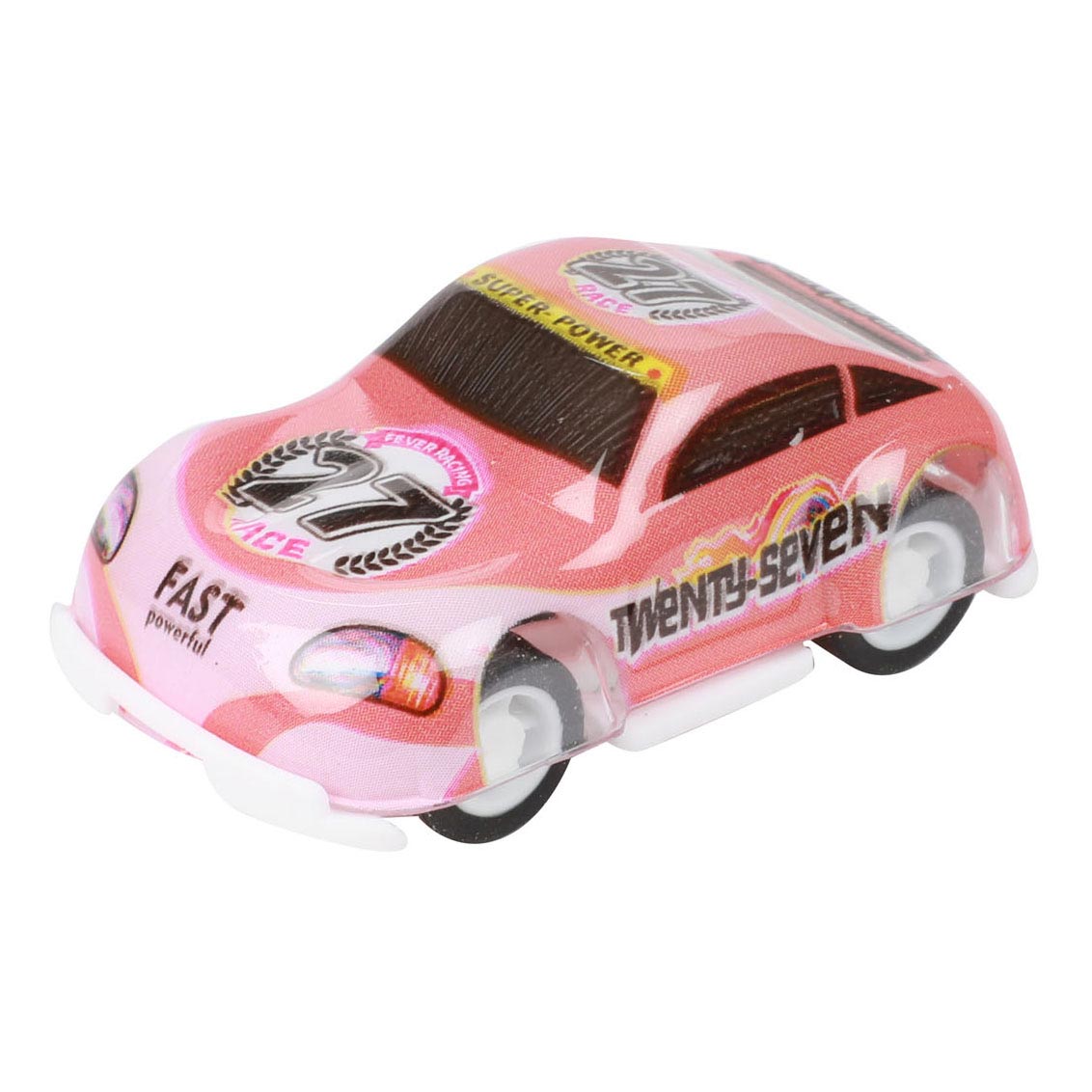 Turbo Racers Mini Rallye Pull-Back Cars, 9st.