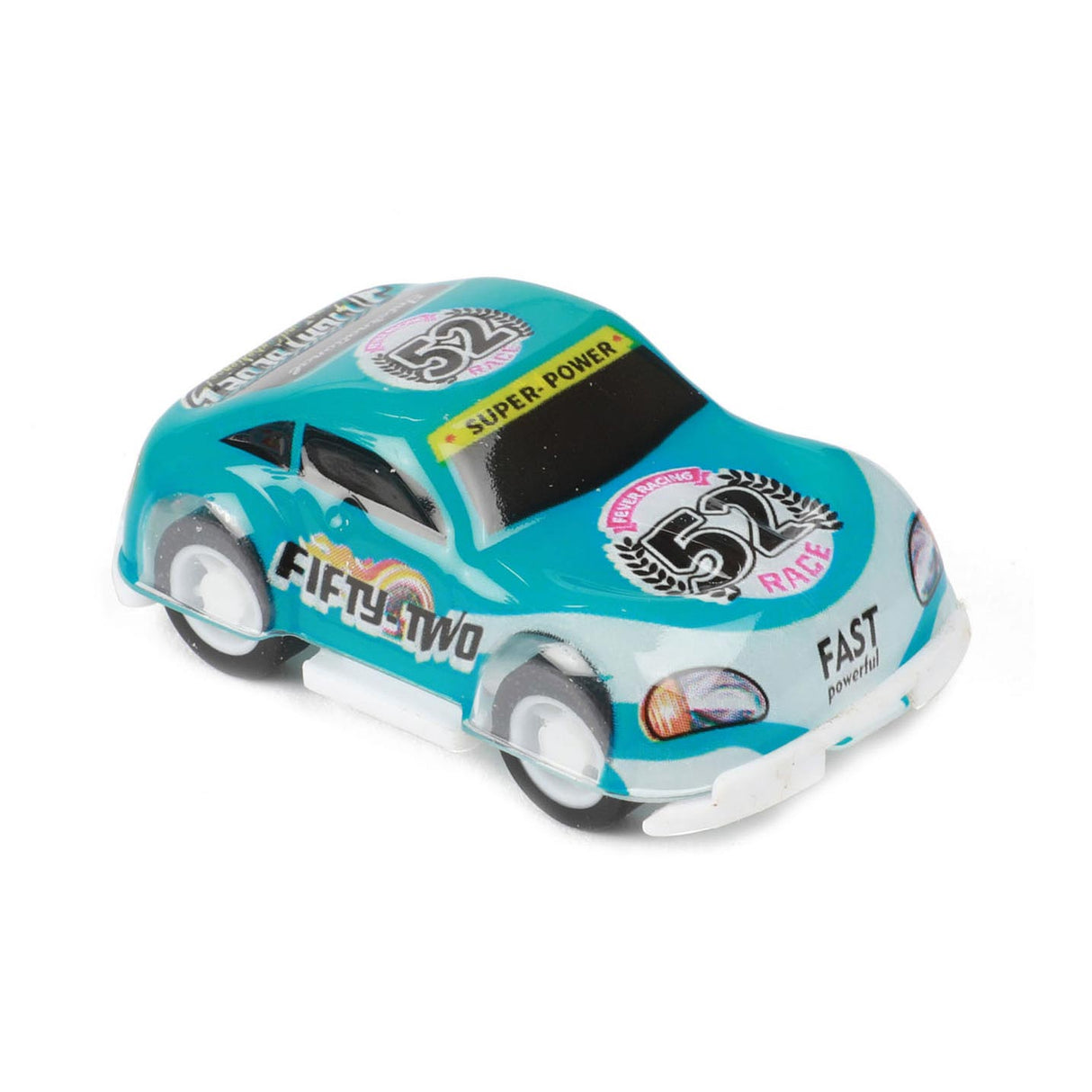 Turbo Racers Mini Rallye Pull-Back Cars, 9st.