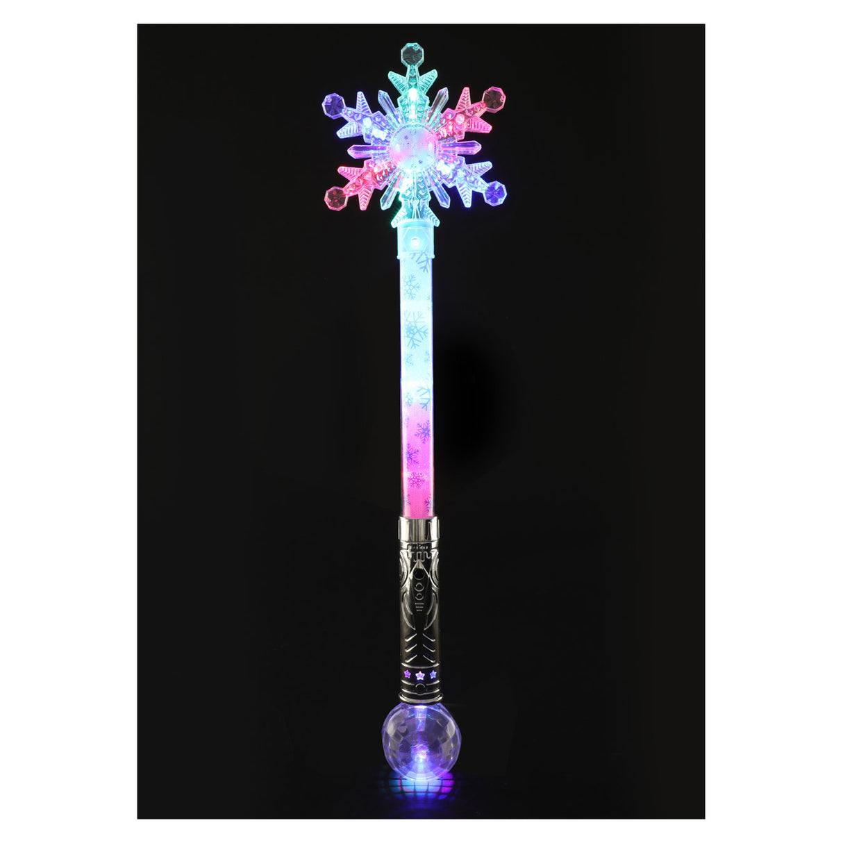 TOI-TOYS Ice Magic Wand Snowflake ze światłem