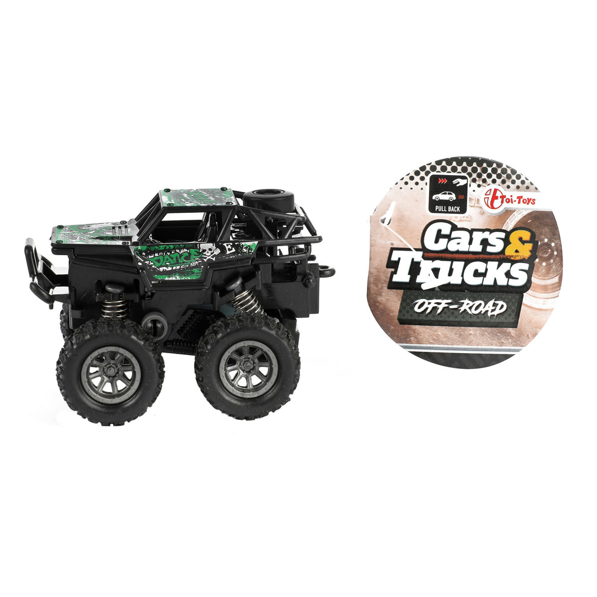 Toi-Toys Trucks Pull-back Monster Truck 4x4