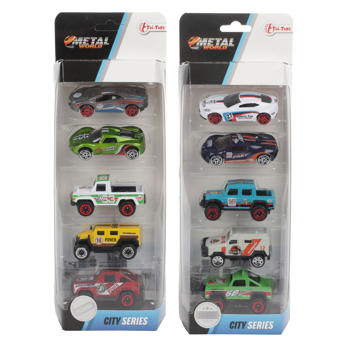 Metal rally racing cars, 5th.