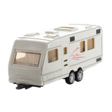 Toi-toys metal pull-back car with caravan 1:48