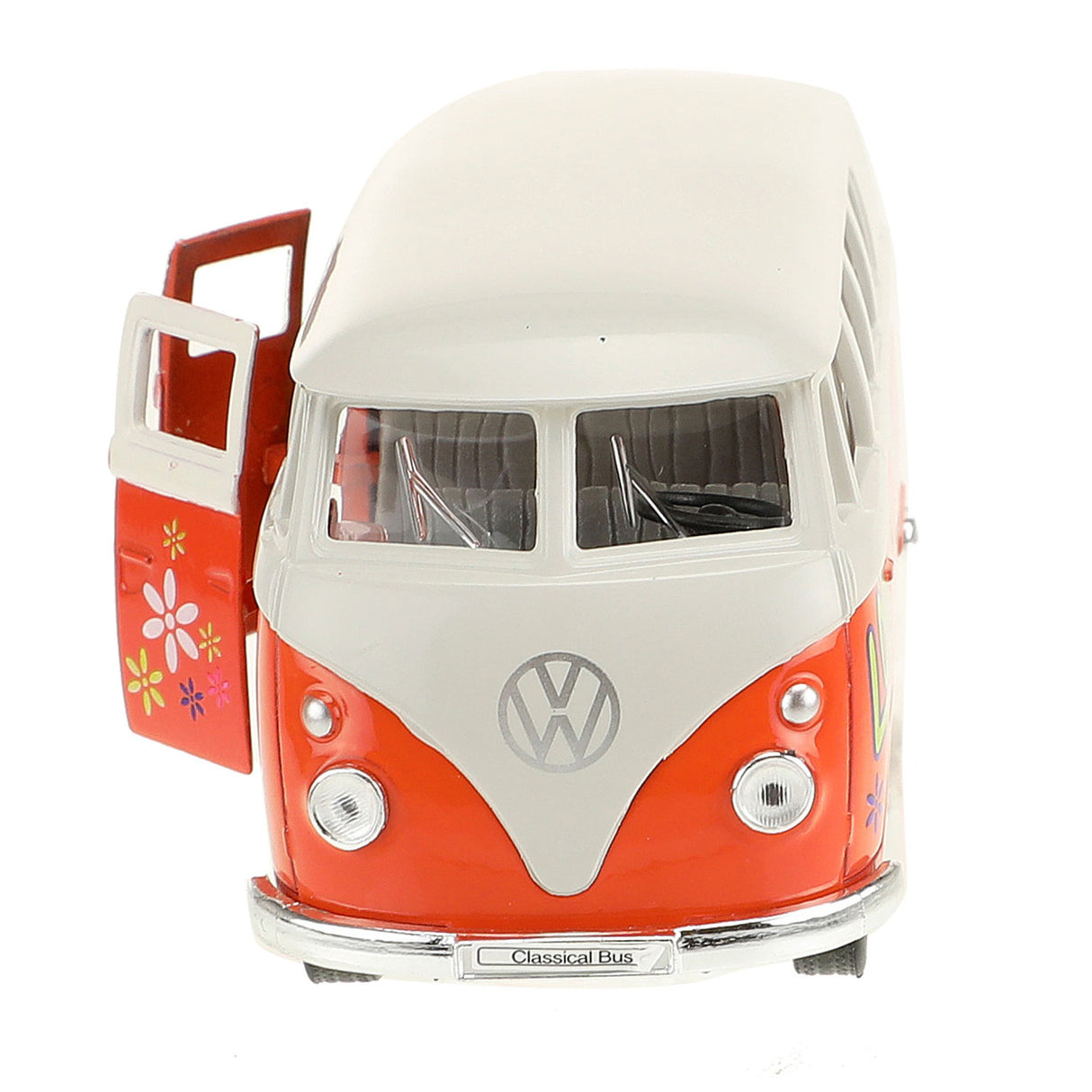 Welly Volkswagen 1962 Bus met Print Modelauto