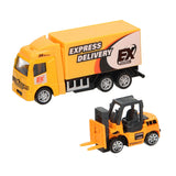 Toi-Toys Metal Frictie Sleepwagen met Auto