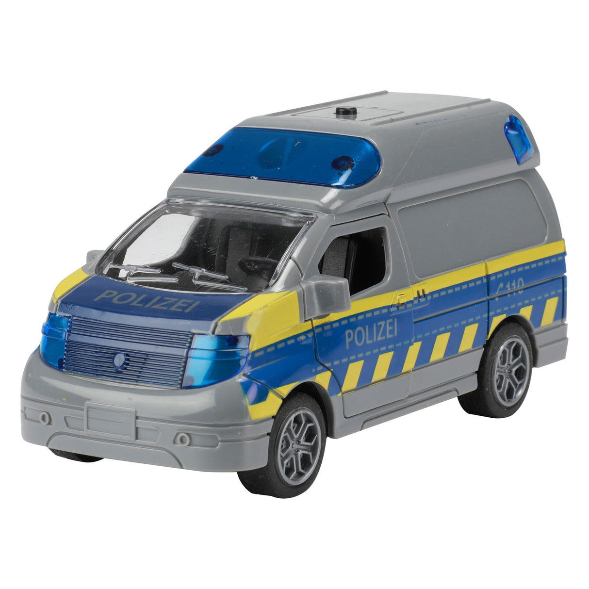 Cars trucks friction police van (de) with light and sound