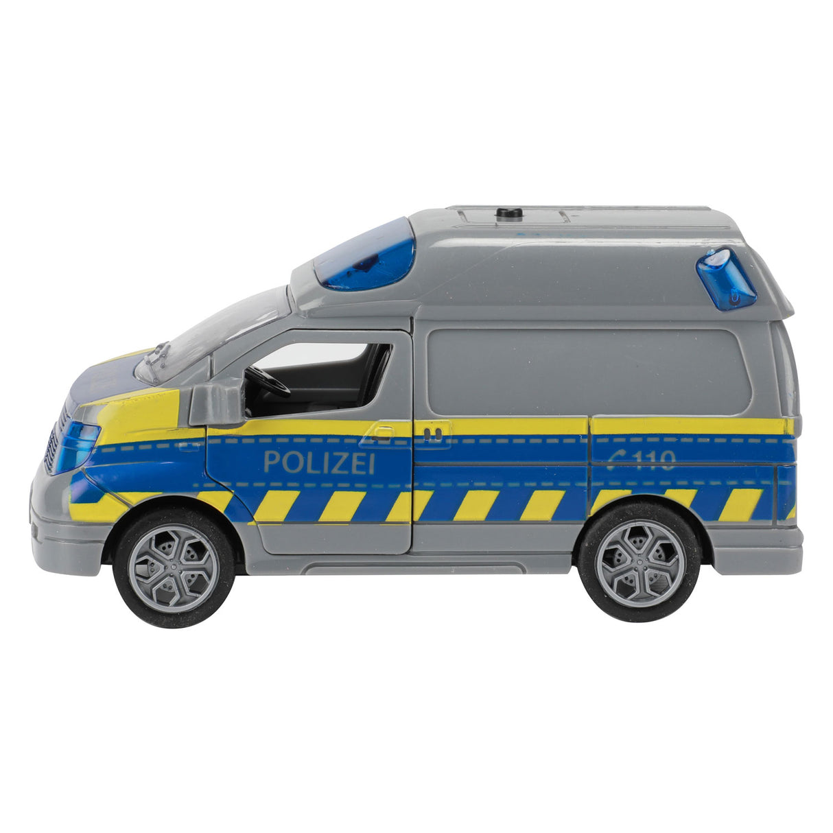 Cars trucks friction police van (de) with light and sound