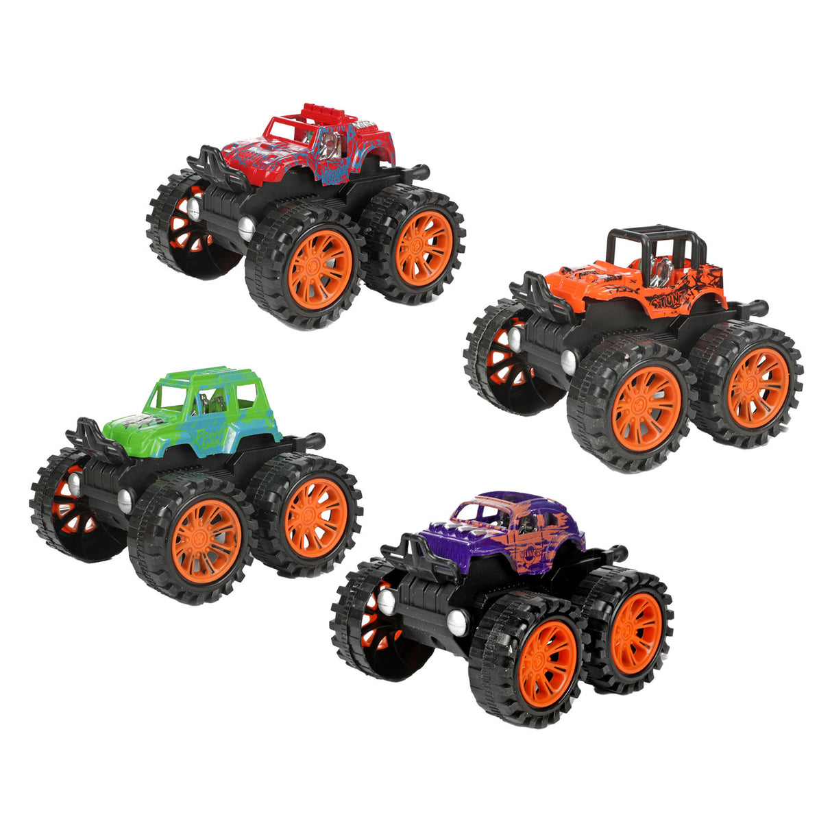 Toi-Toys Friction Monster Truck Stunt 360