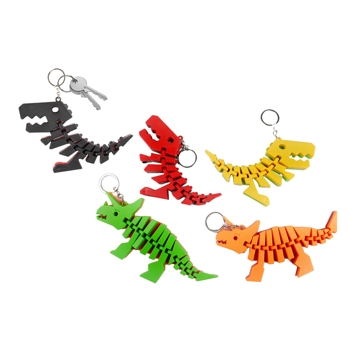 World of Dinosaurs Keychain Bones