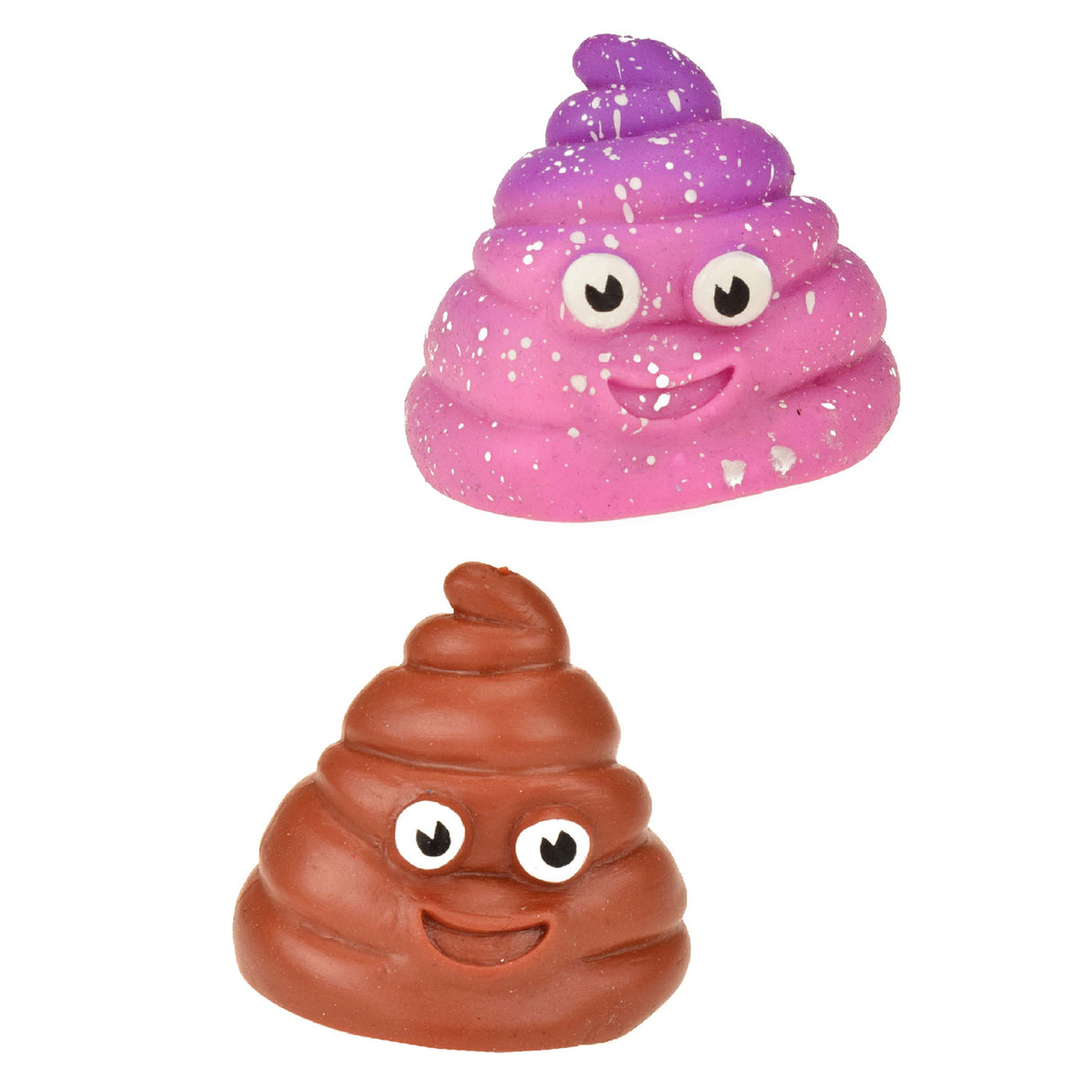 TOI-TOYS Funny Poo collante Écraser Souriage Souriant