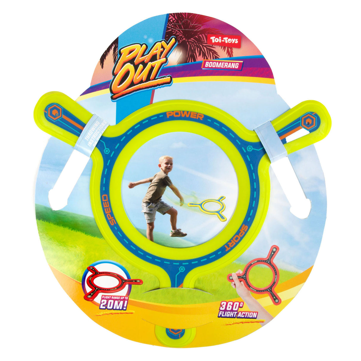 TOI-TOYS ROND BOEMERANG SPORT