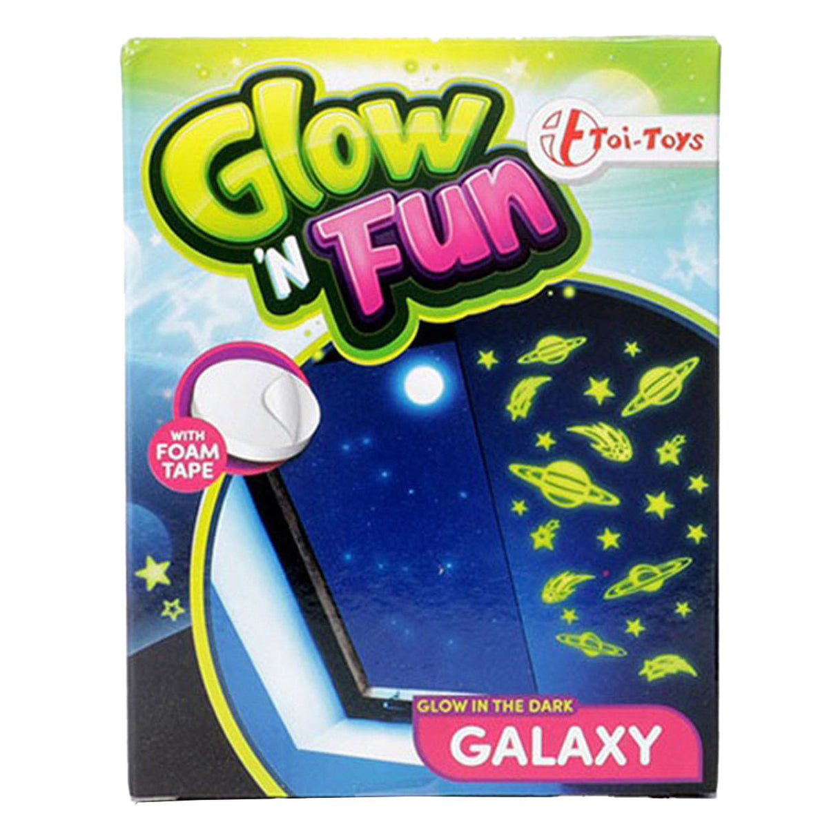 TOI-TOYS GLOW N FUN GLOW DANS LE VOYAGE DE LA SPACE SOIR