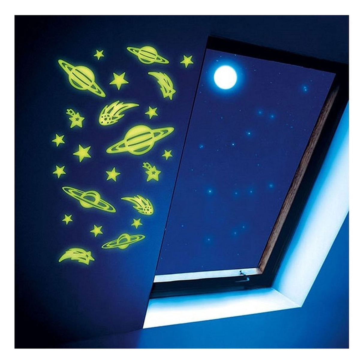 Toi-Toys Glow n Fun Glow in the Dark Space Ruimtevaart