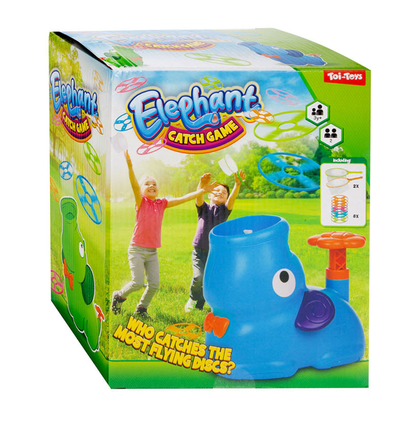 Toi-toys Child's Play Elephant Catch Flying Disks