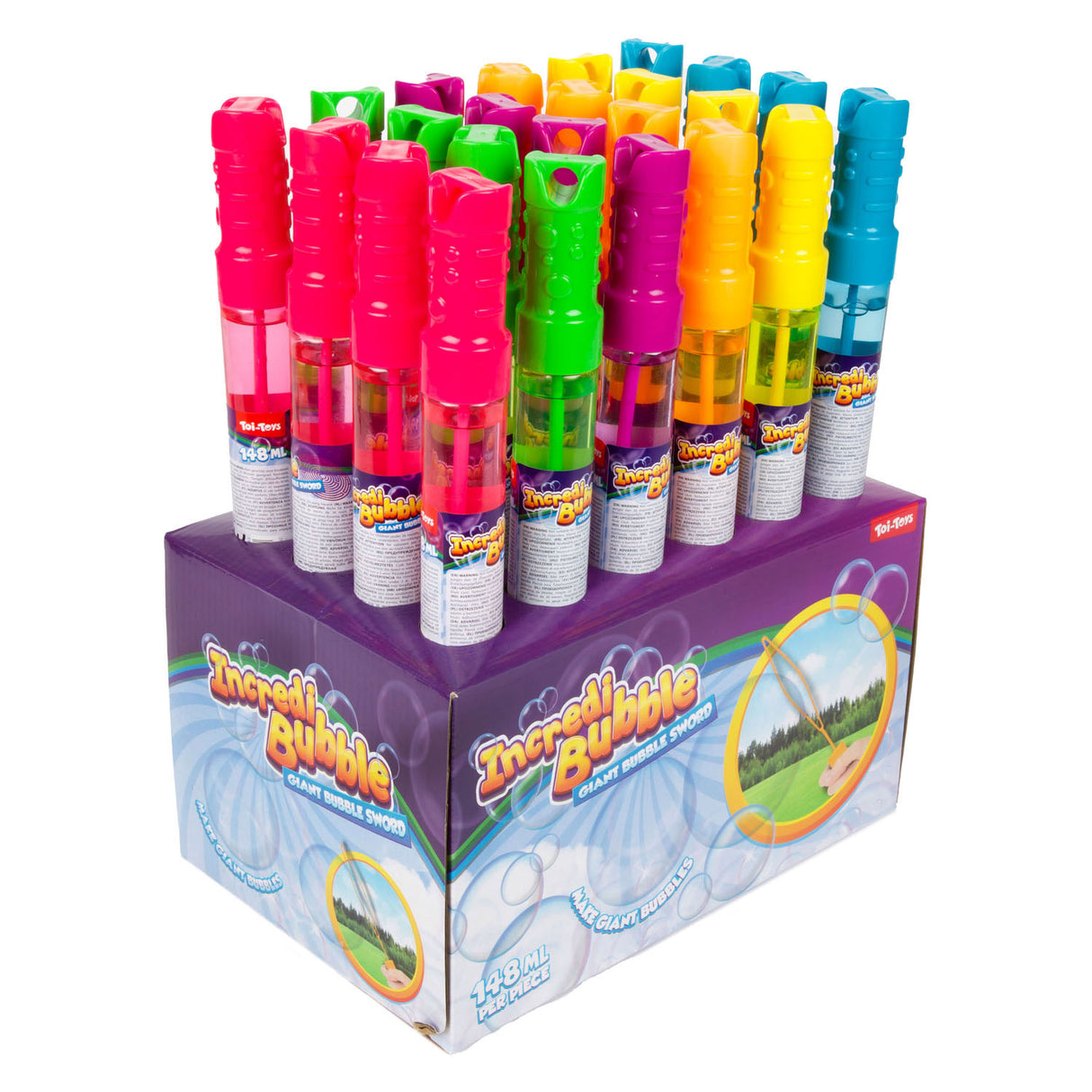 Toi-Toys Incredibubble Bellenblaaszwaard 148ml, 24st.