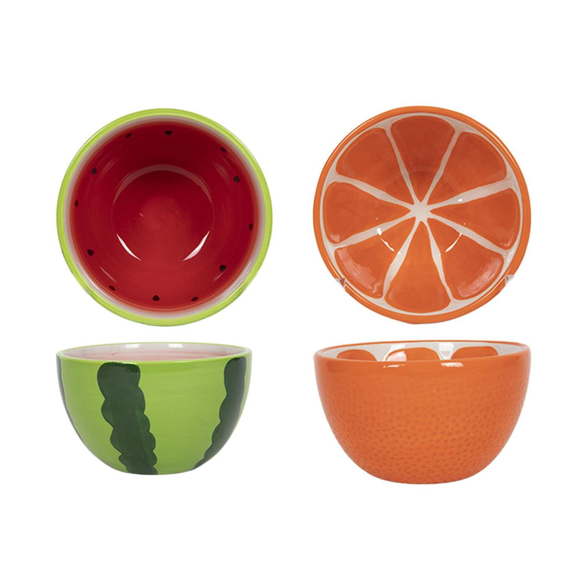 Schossel Melon oder Orange 13x7,5cm