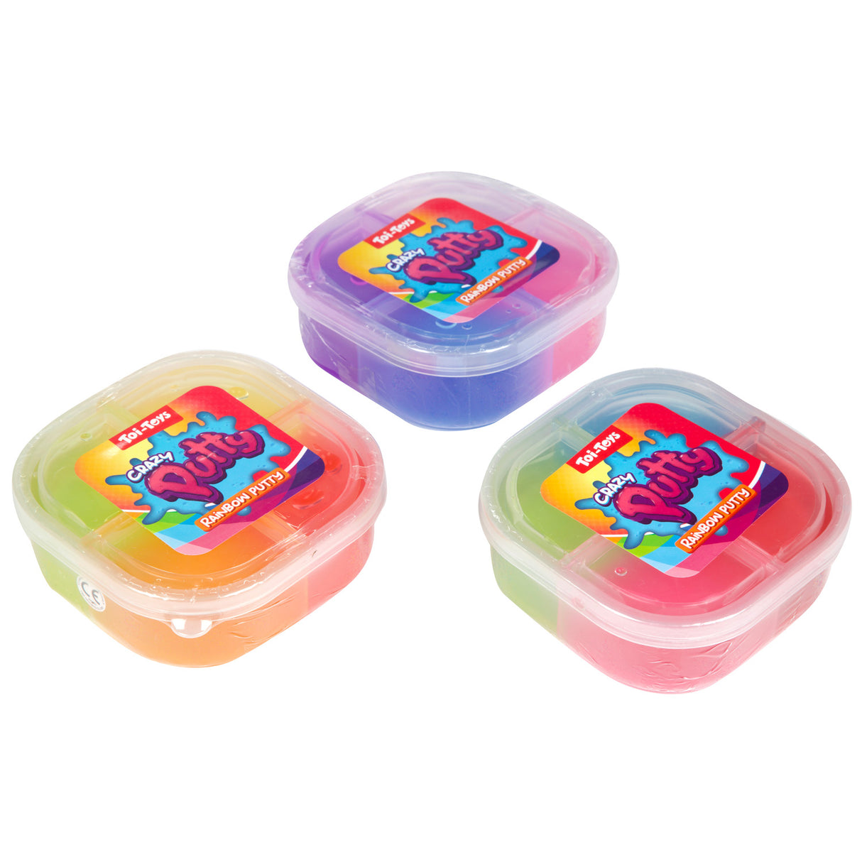 TOI-TOYS Fun Glitter Putty Quattro