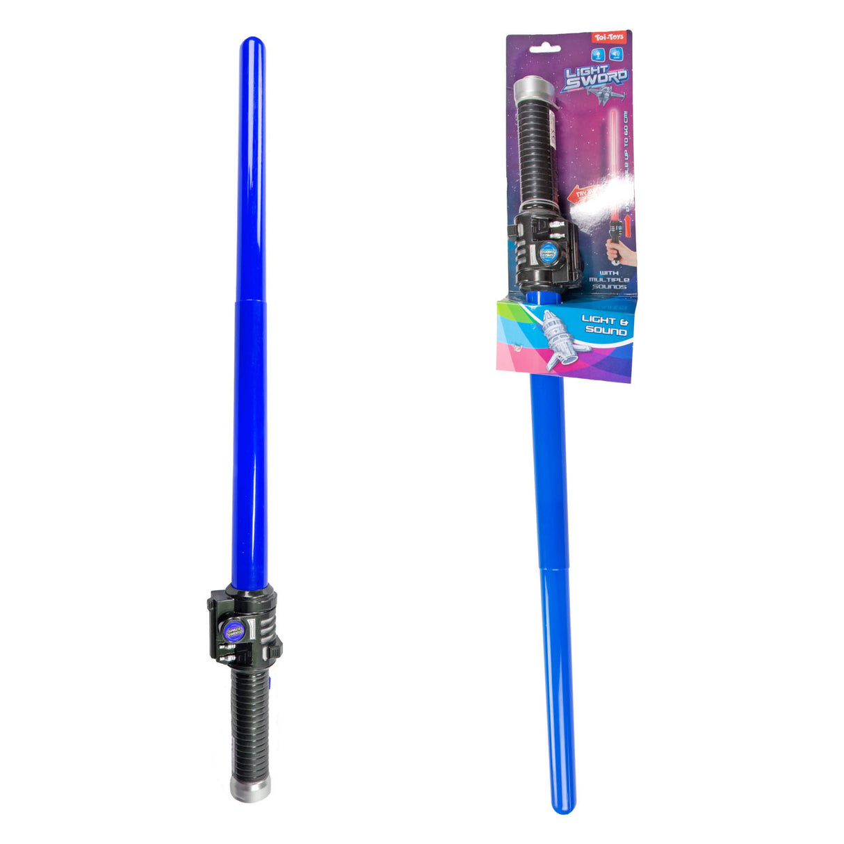 Toi-toys fun extendable light sword with sound,