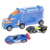 Toi-Toys Turbo Racers Truck con autos de carreras, 3dlg.