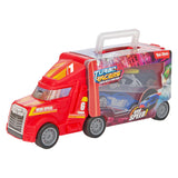 Toi-Toys Turbo Racers Truck con autos de carreras, 3dlg.