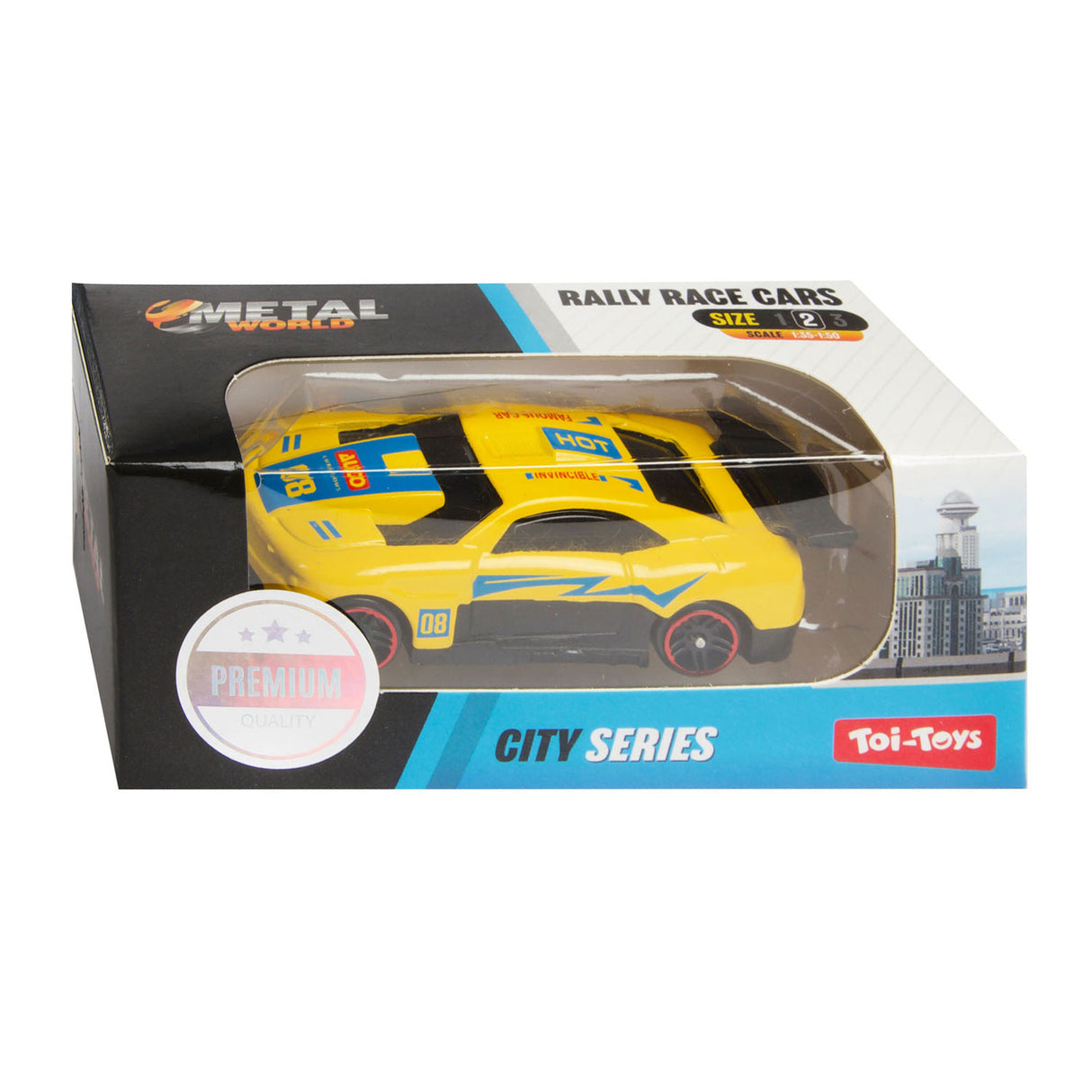 Toi-Toys Metalen Raceauto Classic